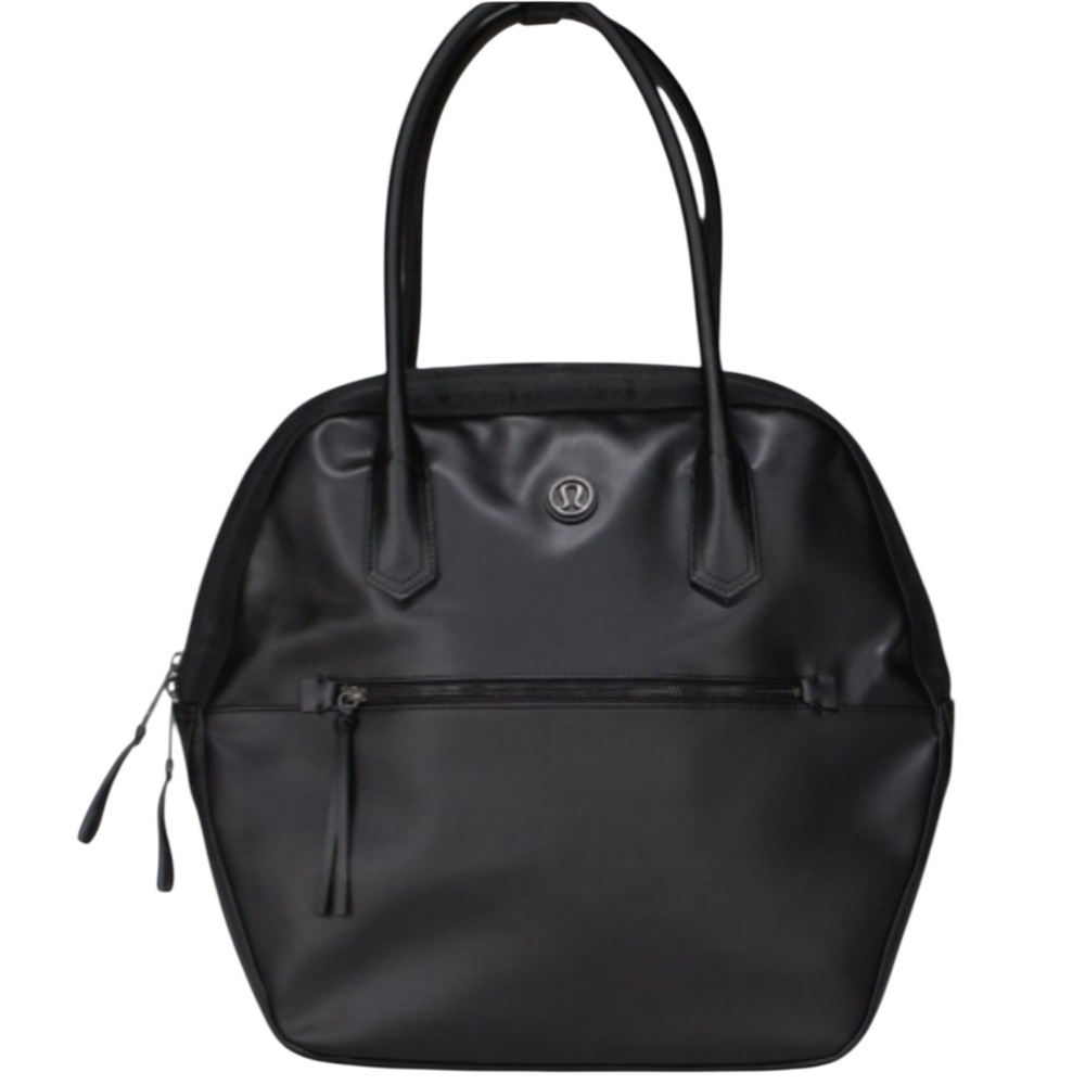 Lululemon sweat once a day bag athletic gym yoga travel bag black